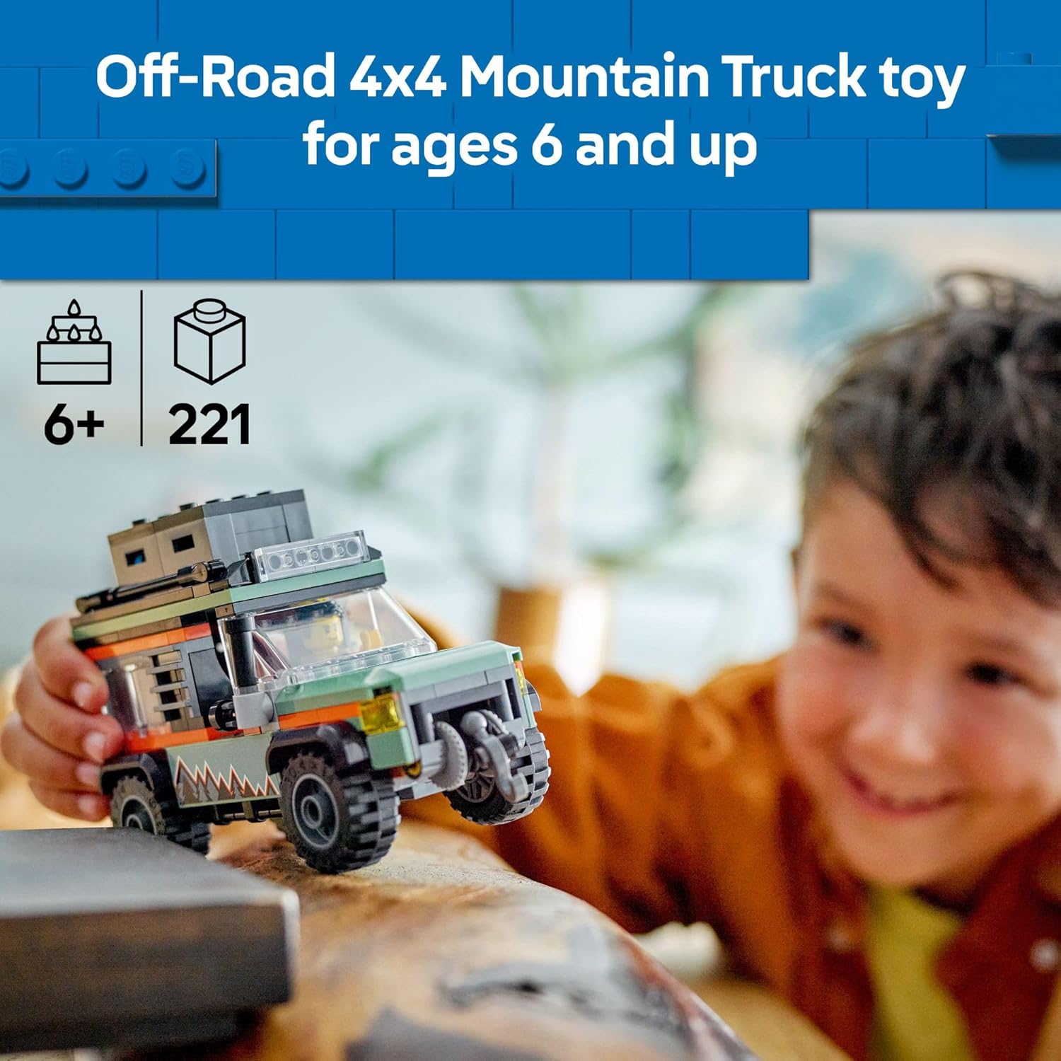 LEGO City Off-Road 4x4 Mountain Truck Building Toy 60447