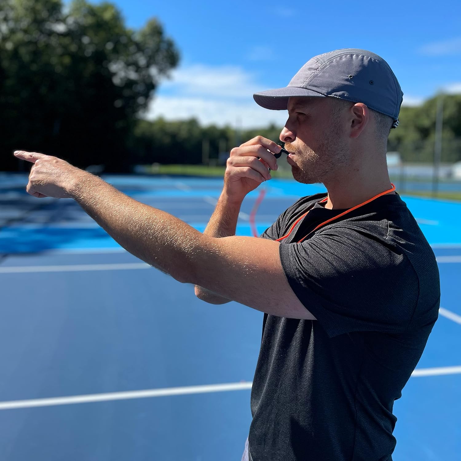 All-Sport Metal Whistle with Lip Guard