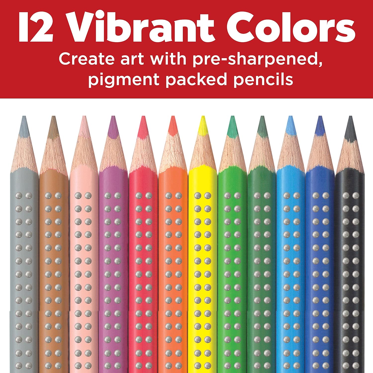 Grip Colored EcoPencils - 12 Count