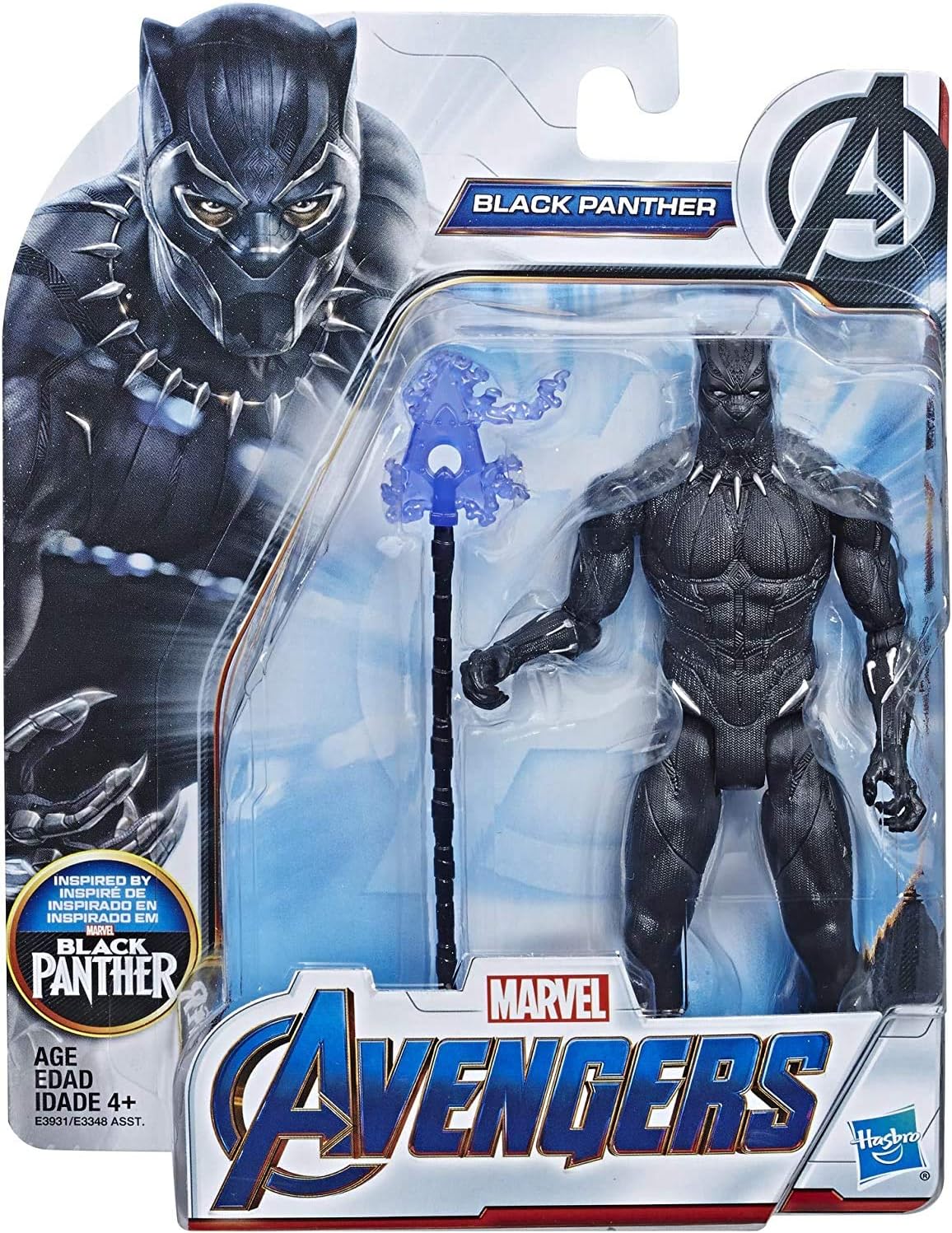 MARVEL AVENGERS 6 INCH FIGURE BLACK PANTHER