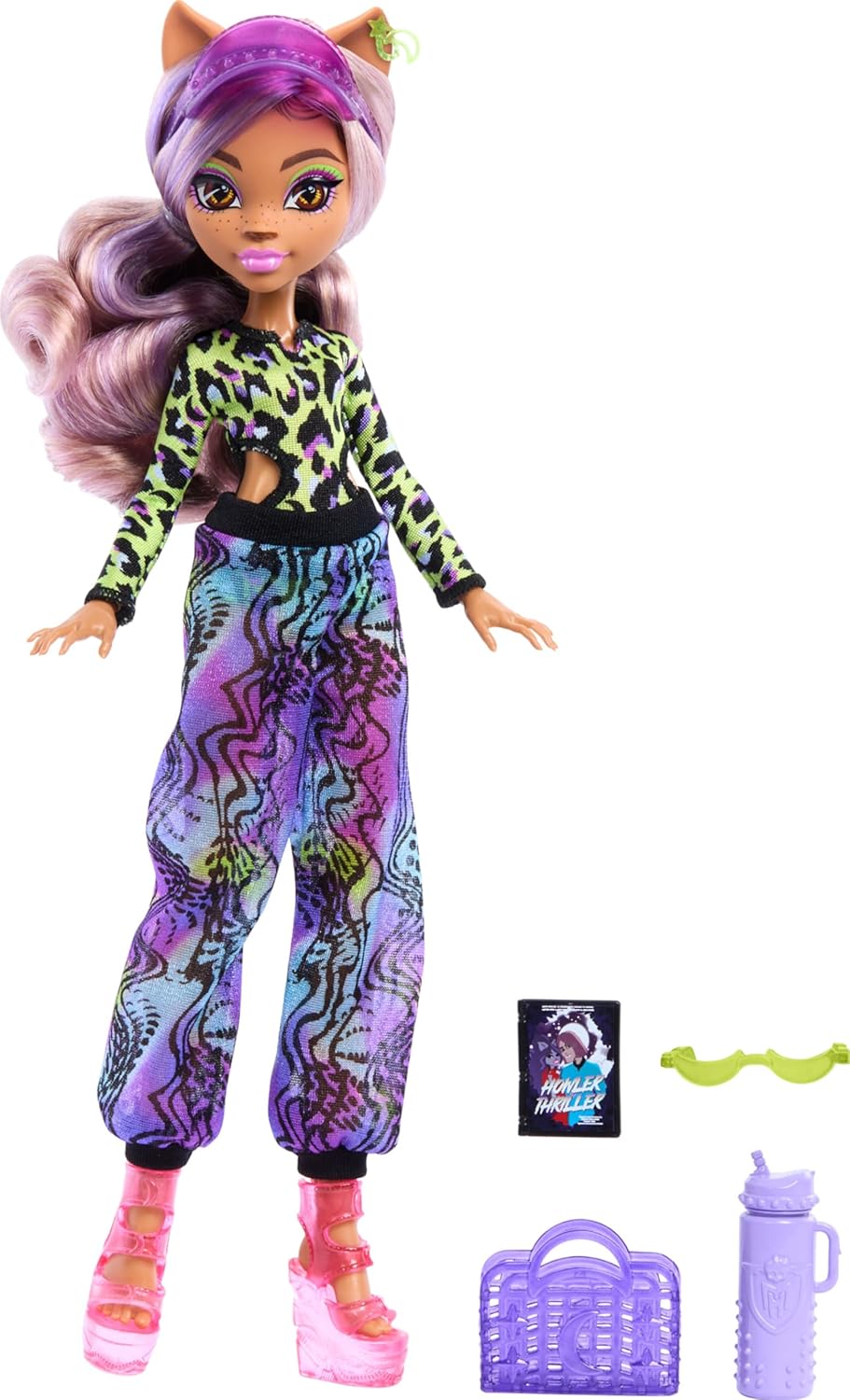 Scare-adise Island Clawdeen Wolf Fashion Doll with Swimsuit & Accessories
