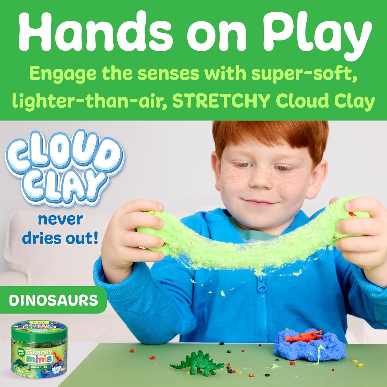 CREATIVITY FOR KIDS SENSORY MINIS DINOSAURS
