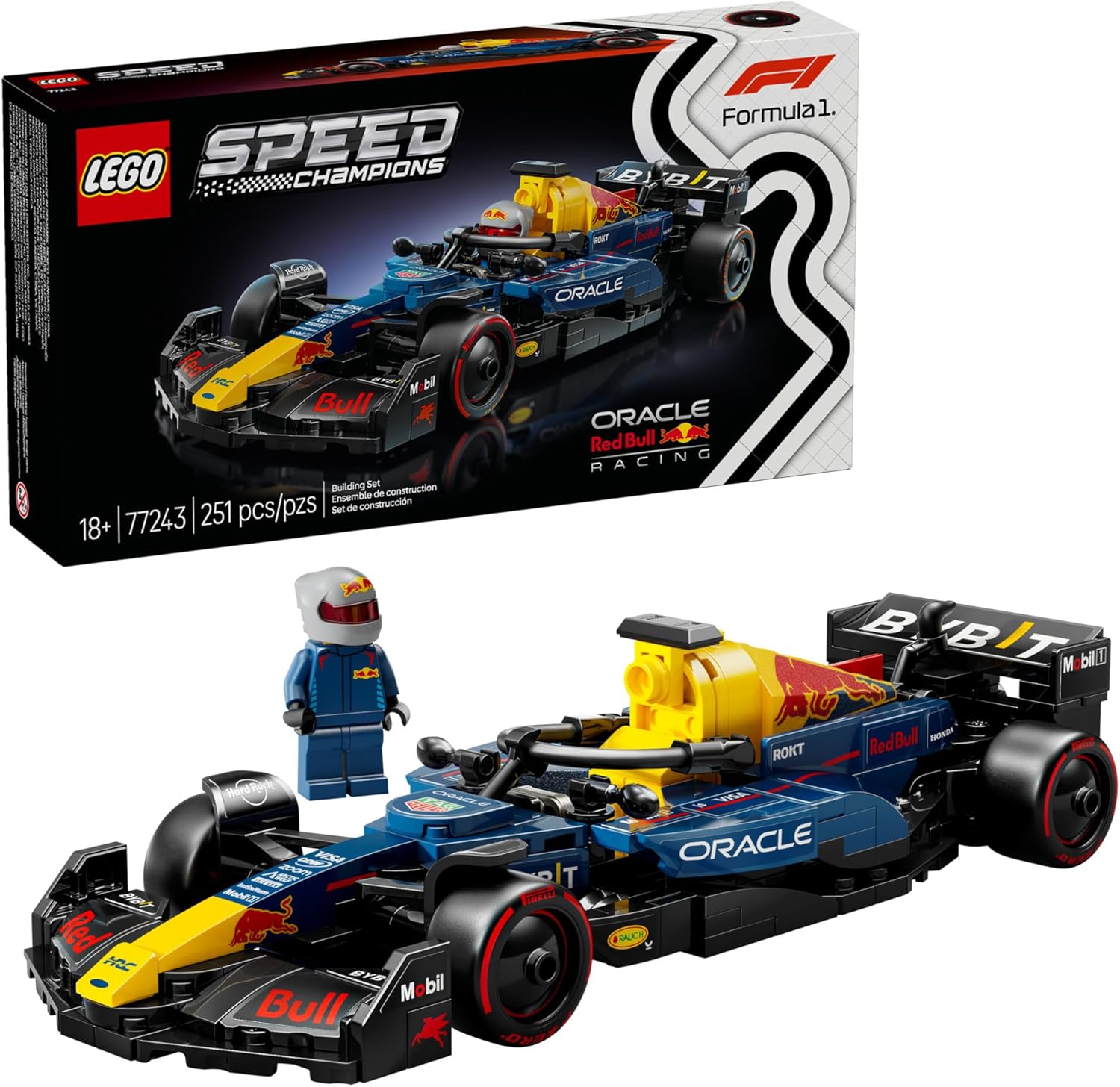 LEGO Speed Champions 77243 Oracle Red Bull Racing RB20 F1 Race Car