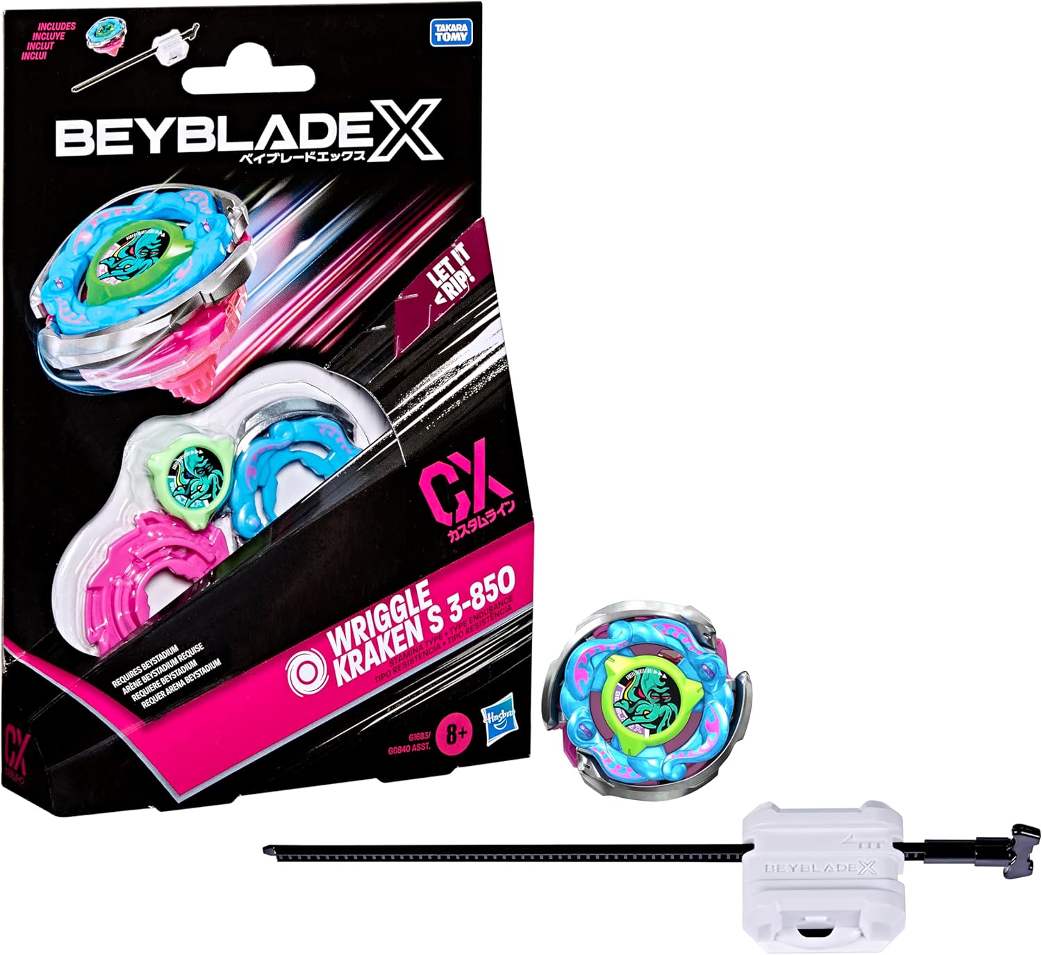 BEYBLADE X STARTER PACK WRIGGLE KRAKEN S 3-850