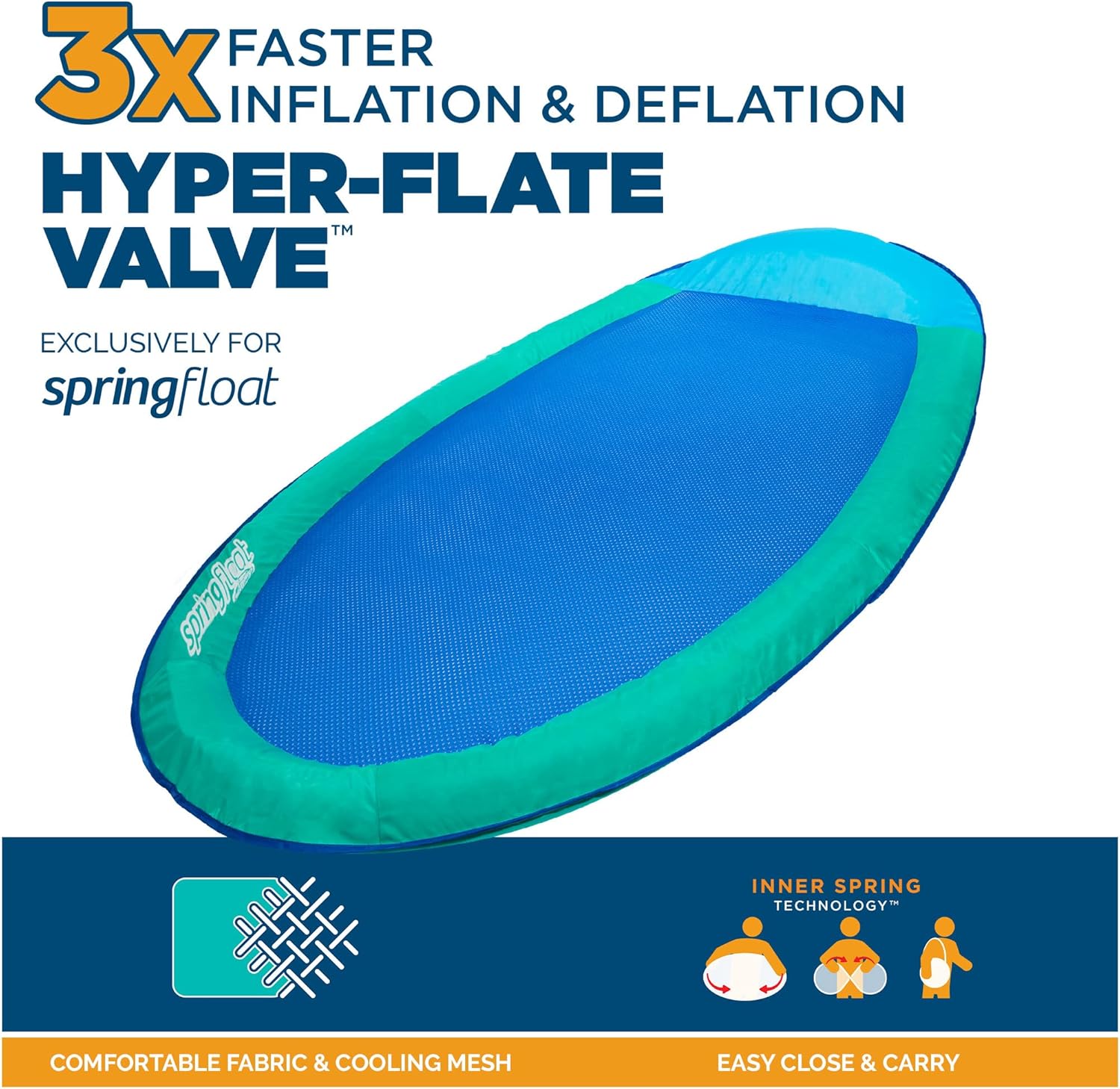 Spring Float Original Pool Lounge Chair