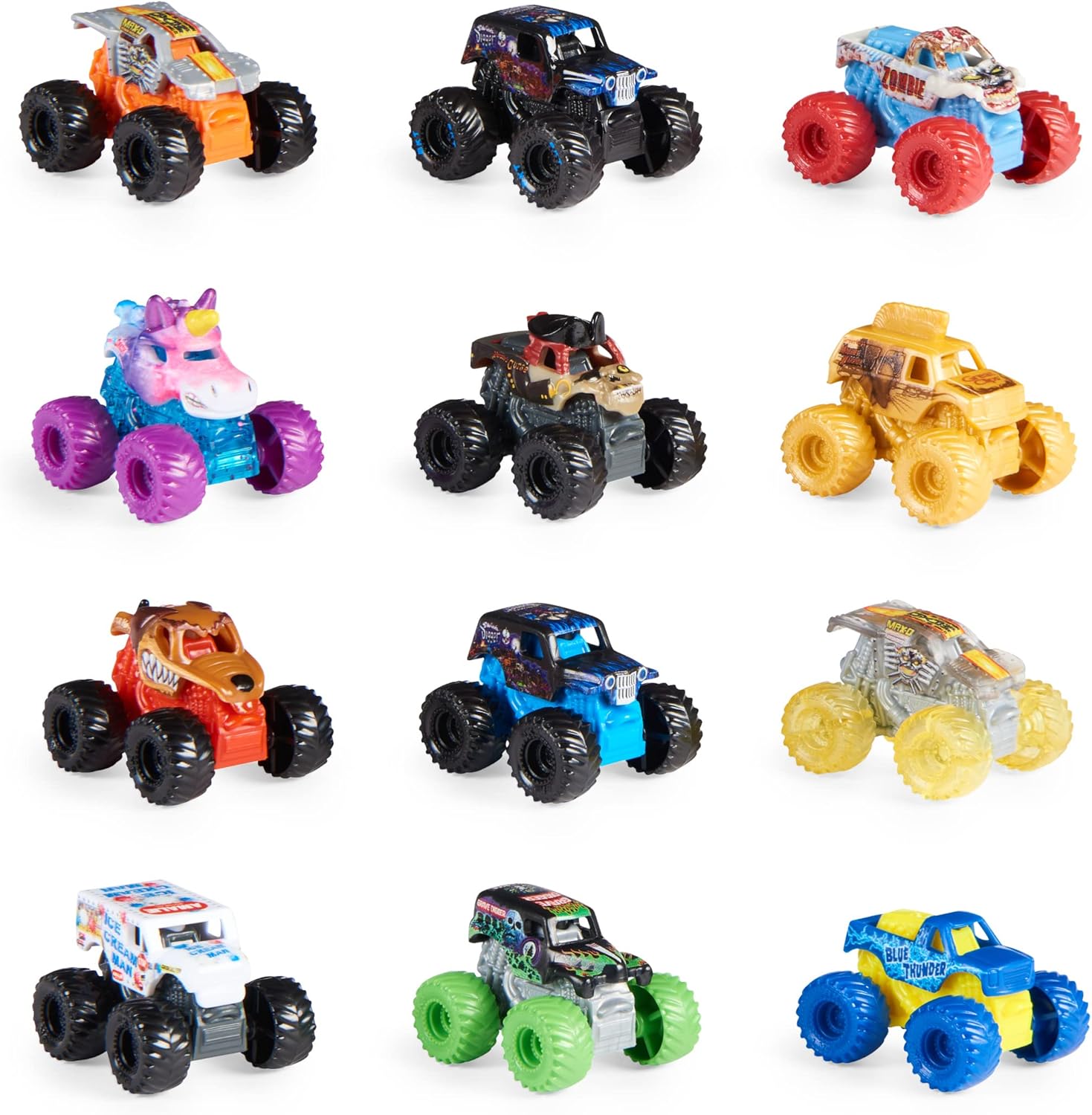 Monster Jam, Official Mini Mystery Collectible Monster Truck 1:87
