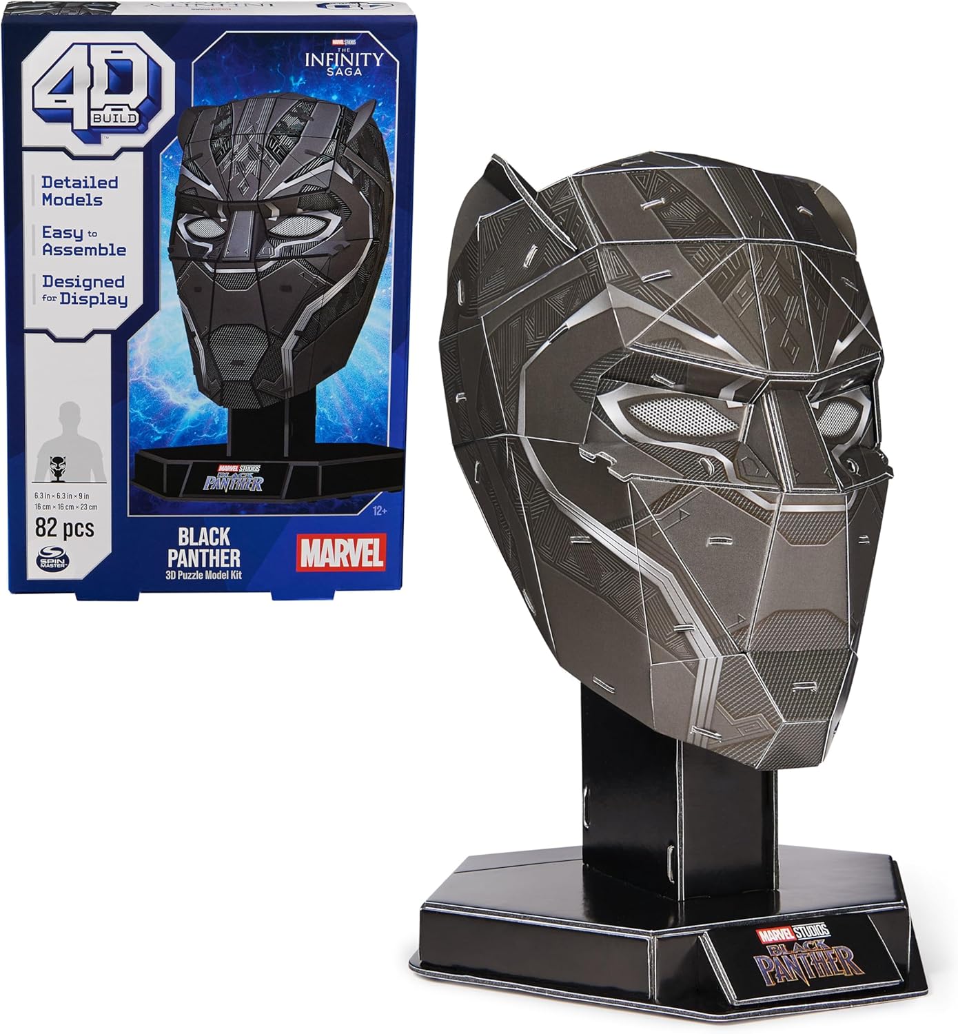 4D Build Black Panther Head