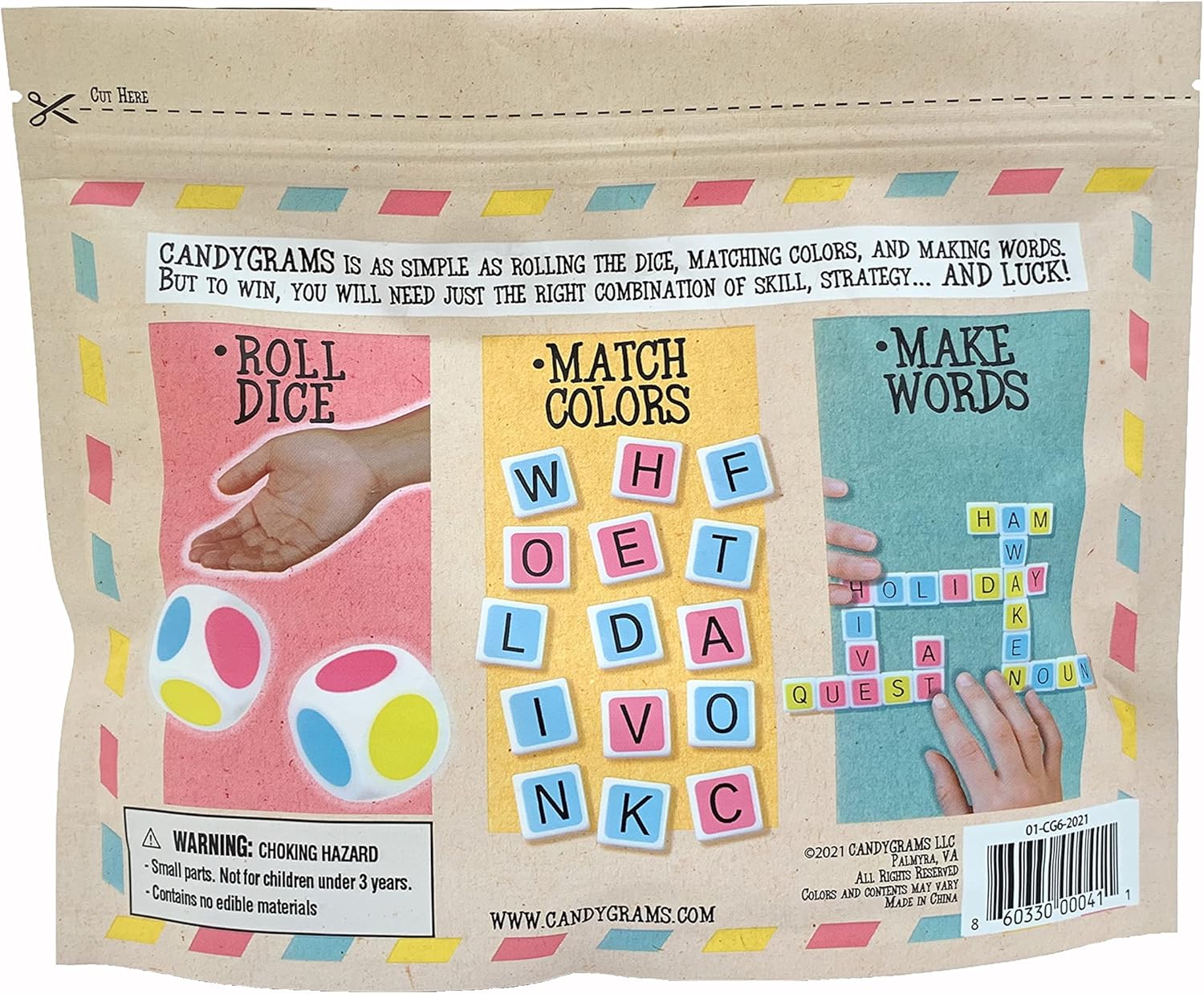 CANDYGRAMS: The Colorful Crossword Game