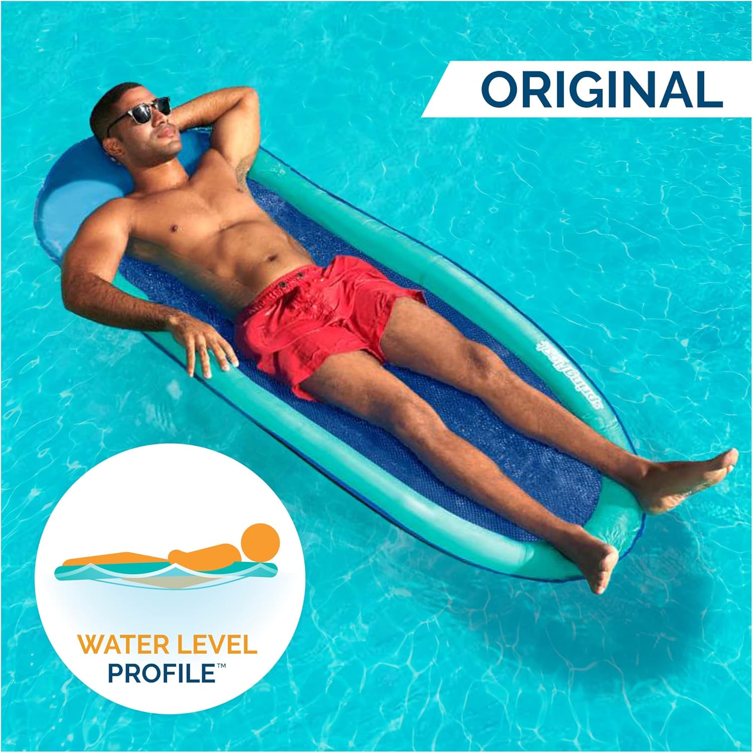 Spring Float Original Pool Lounge Chair