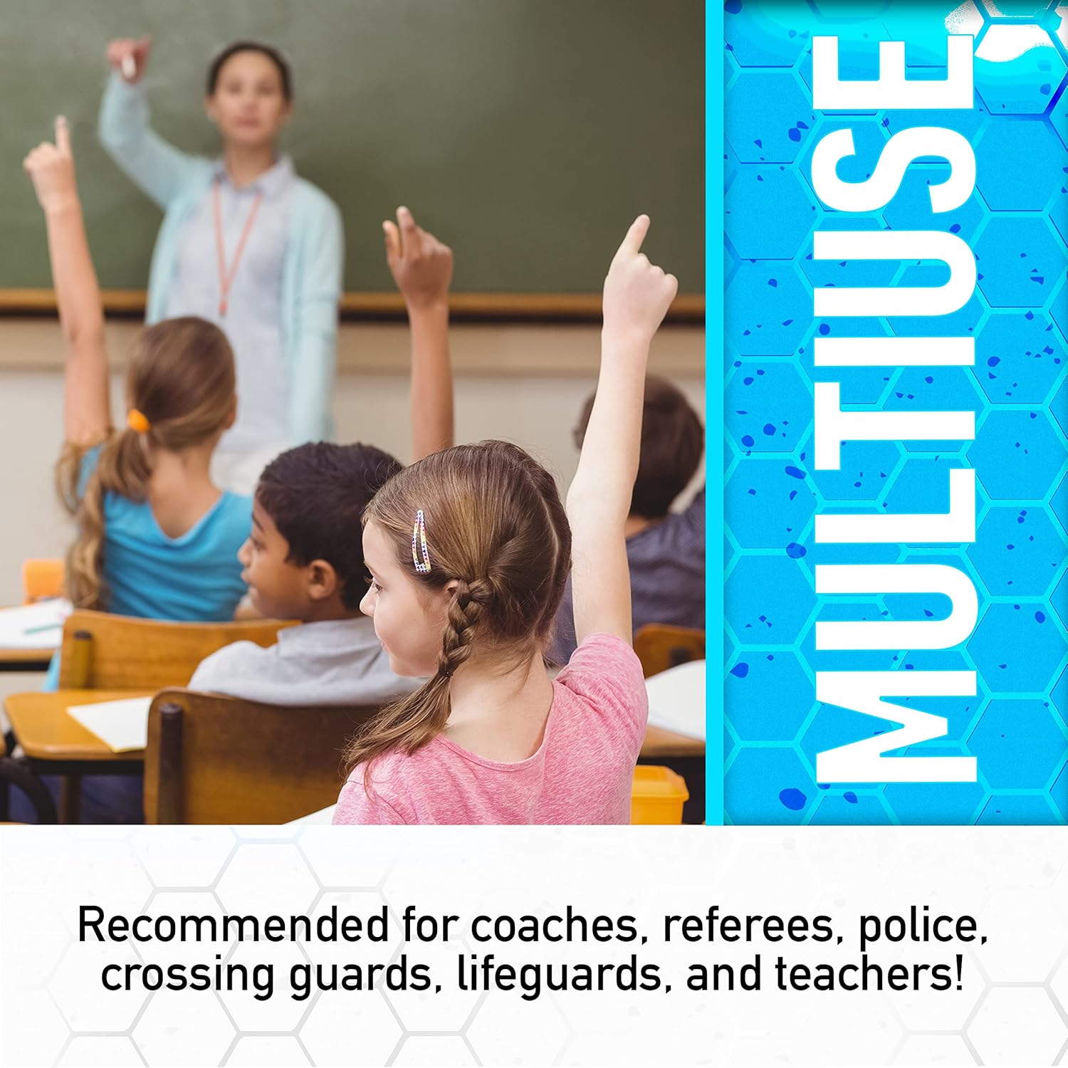 All-Sport Metal Whistle with Lip Guard