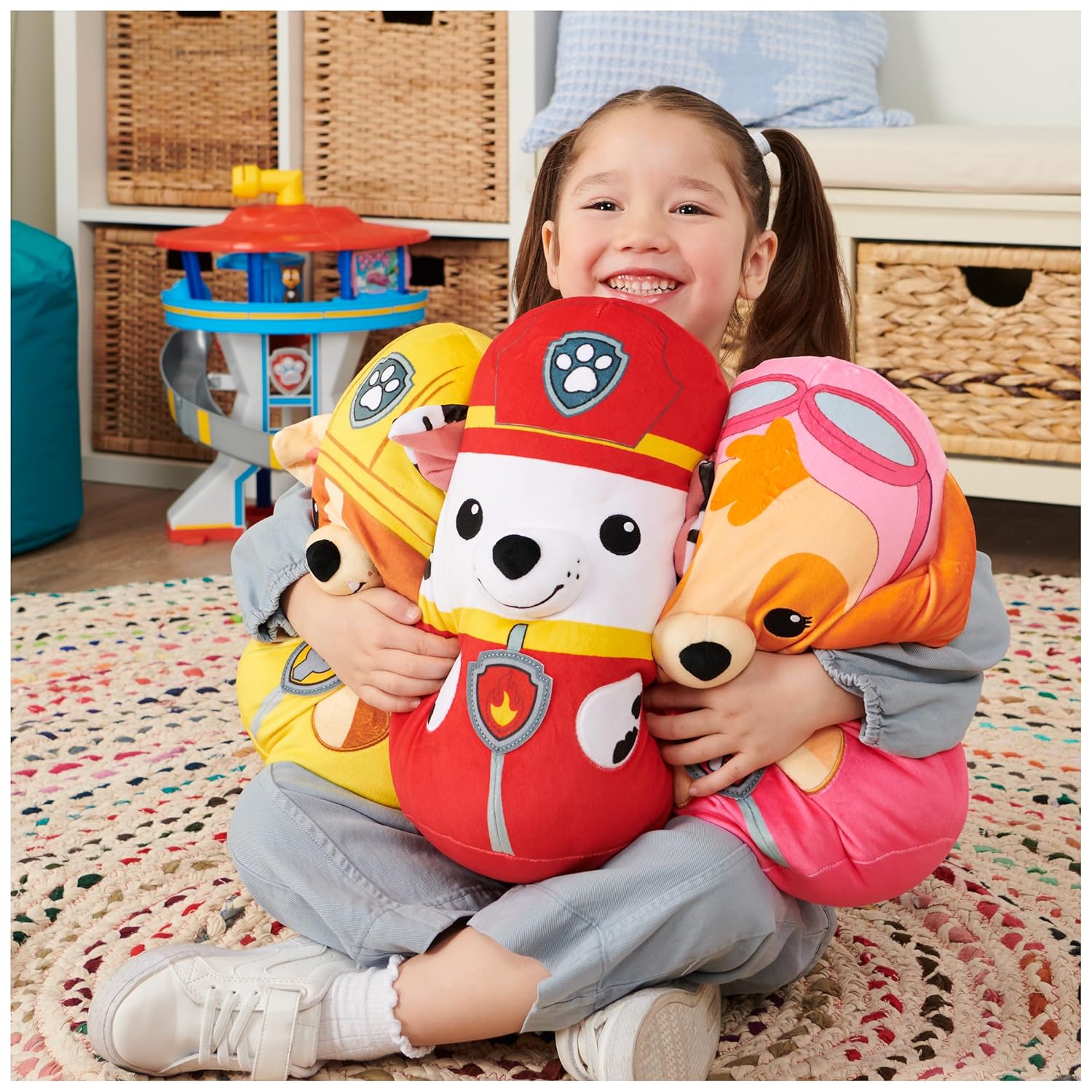 Paw Patrol Rubble Squish Plush 12"