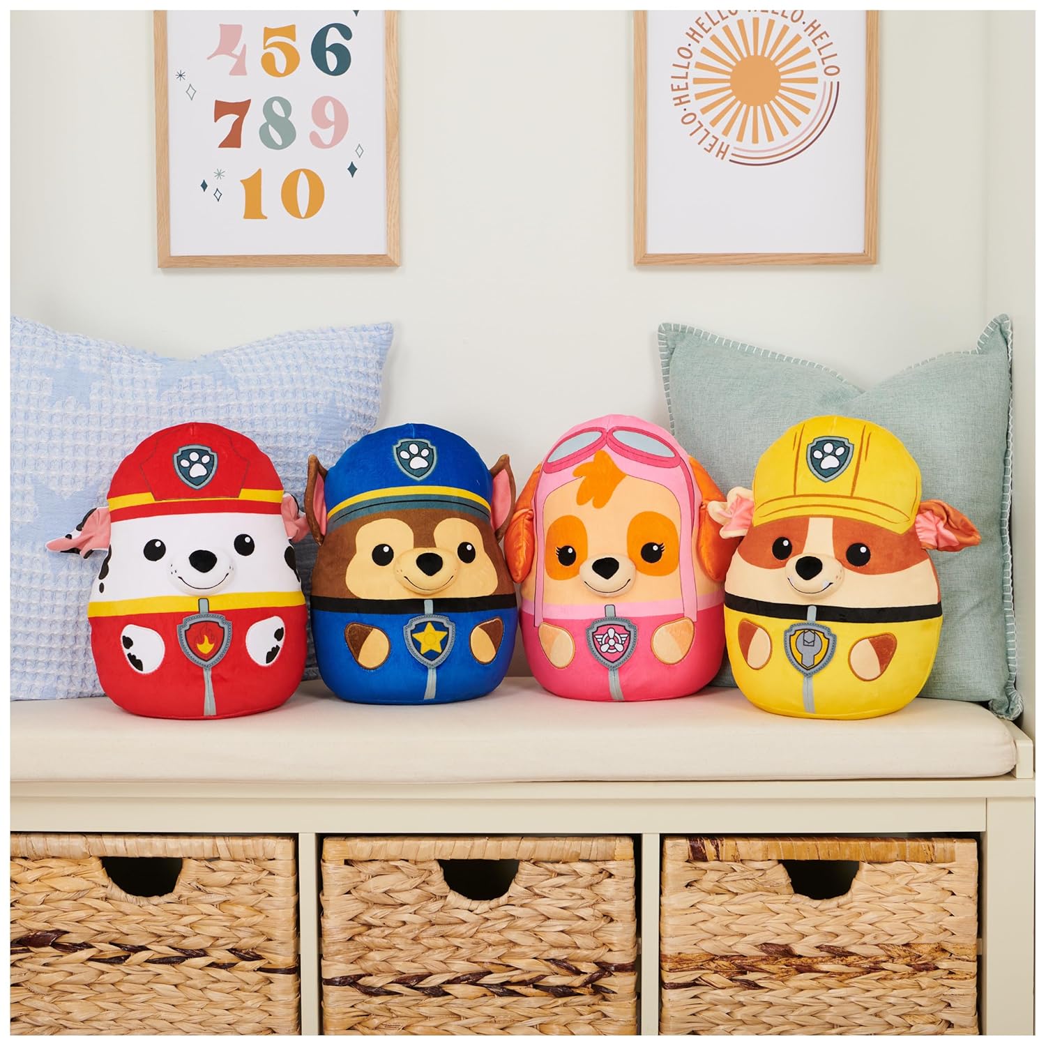 Paw Patrol Rubble Squish Plush 12"