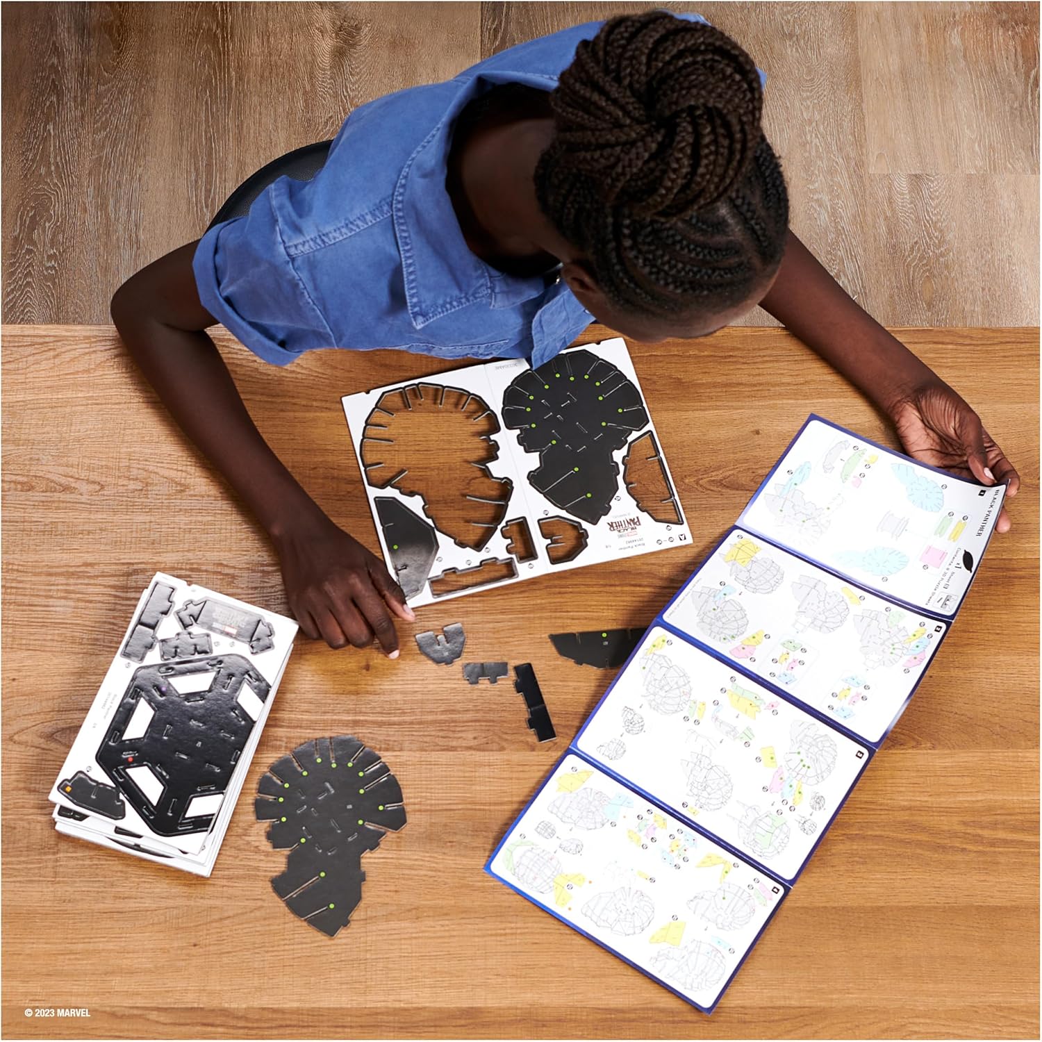 4D Build Black Panther Head