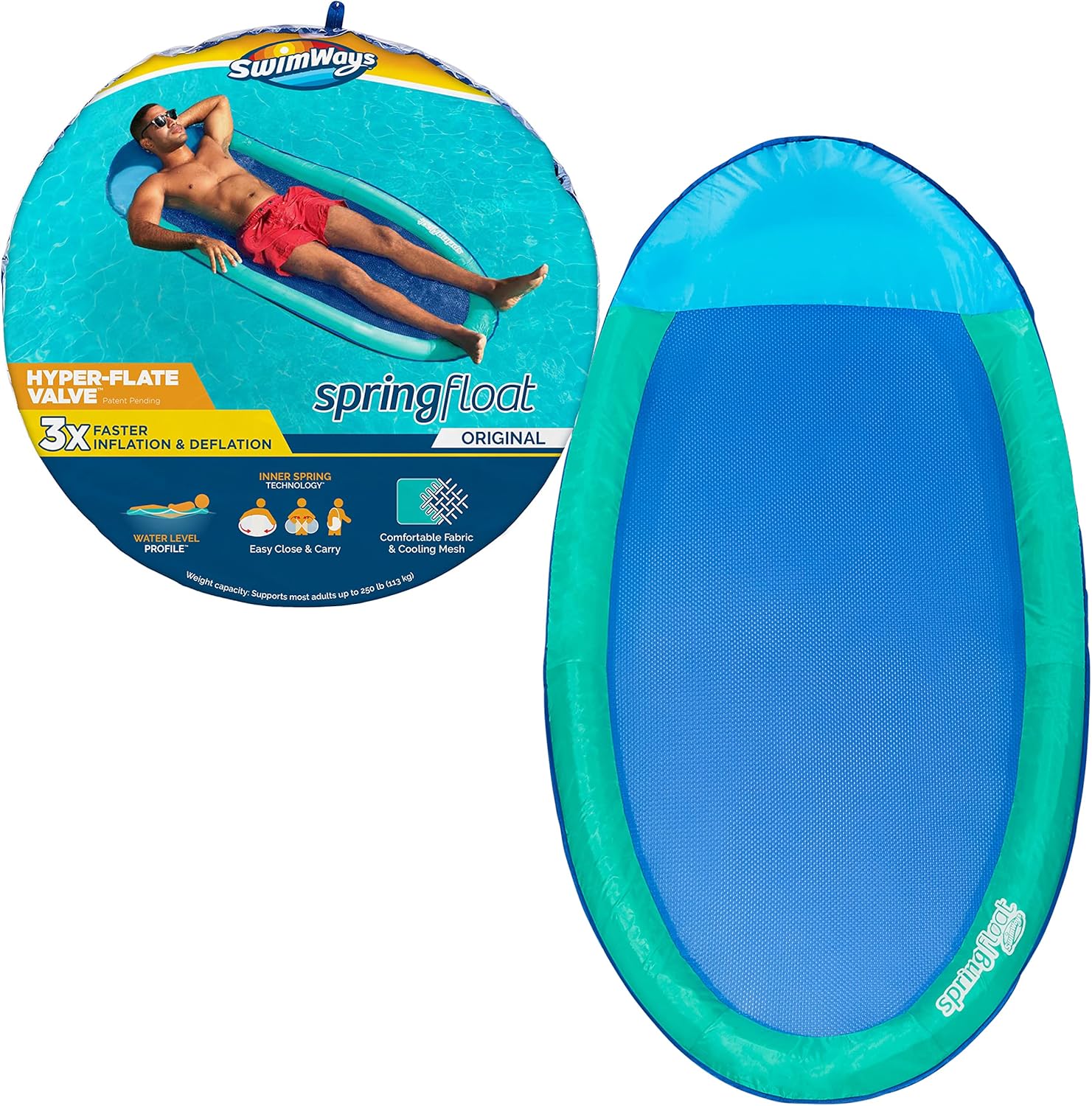 Spring Float Original Pool Lounge Chair