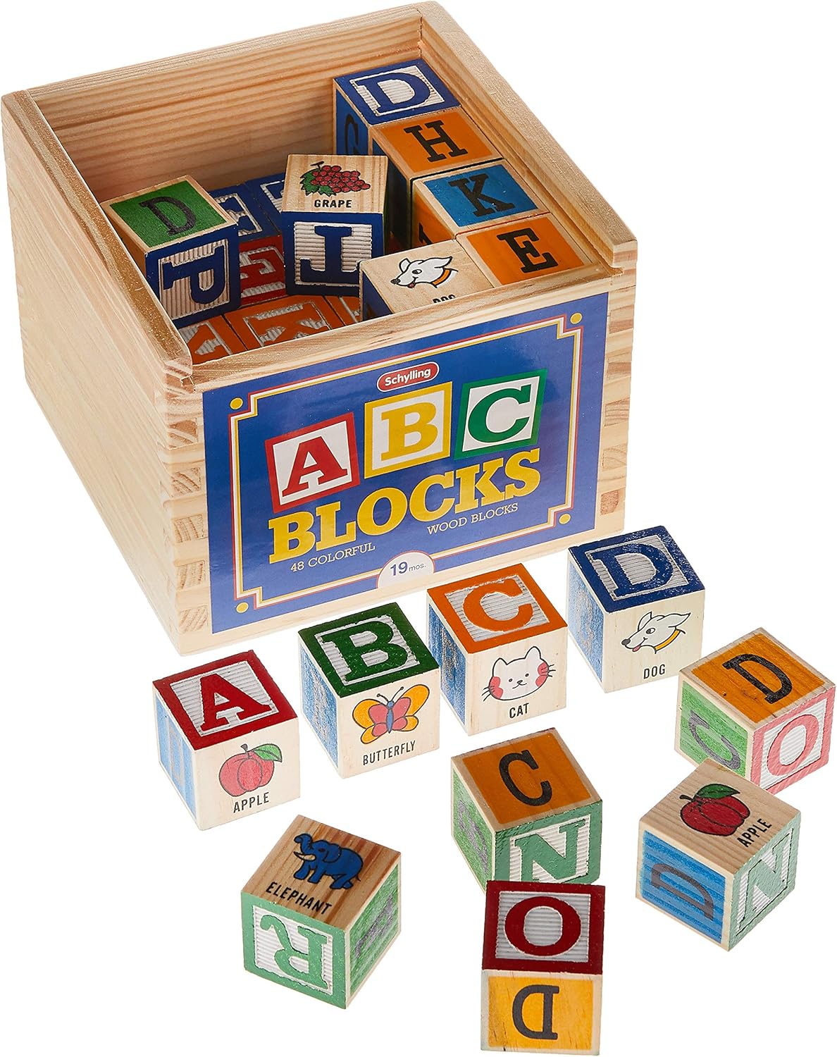 Alphabet Blocks 48 Piece Set