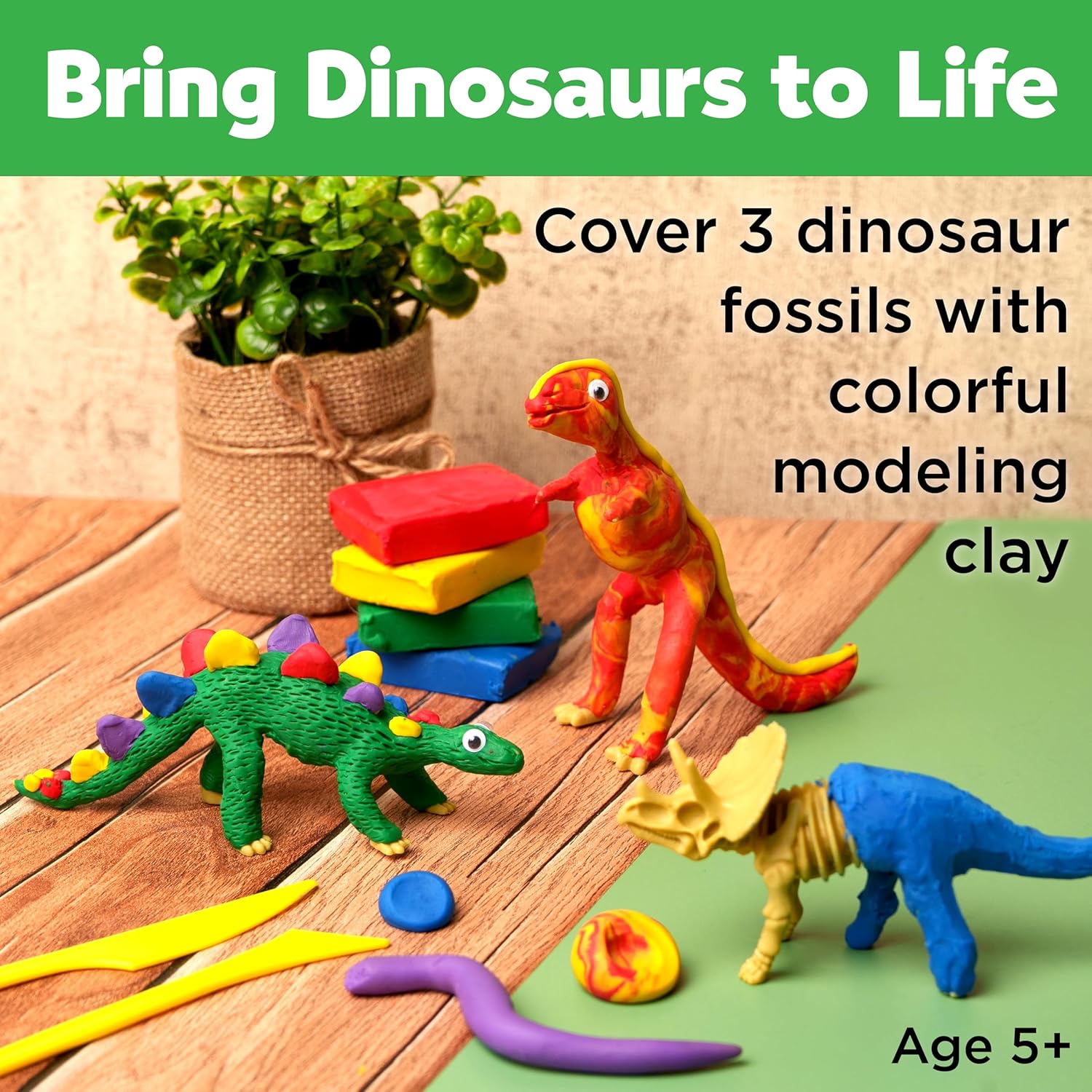 CLAY-DINOSAURS