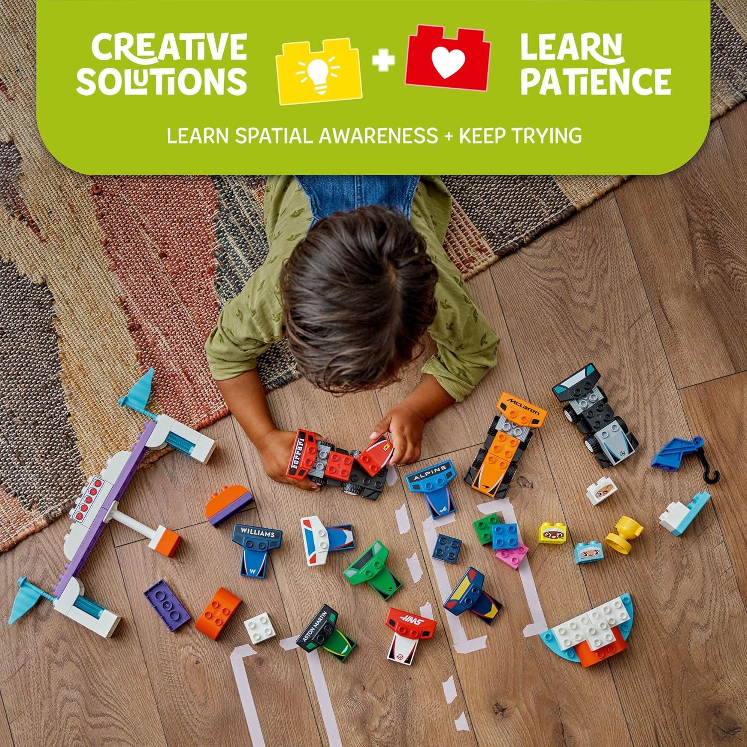 DUPLO F1 TEAM RACING CARS & DRIVERS