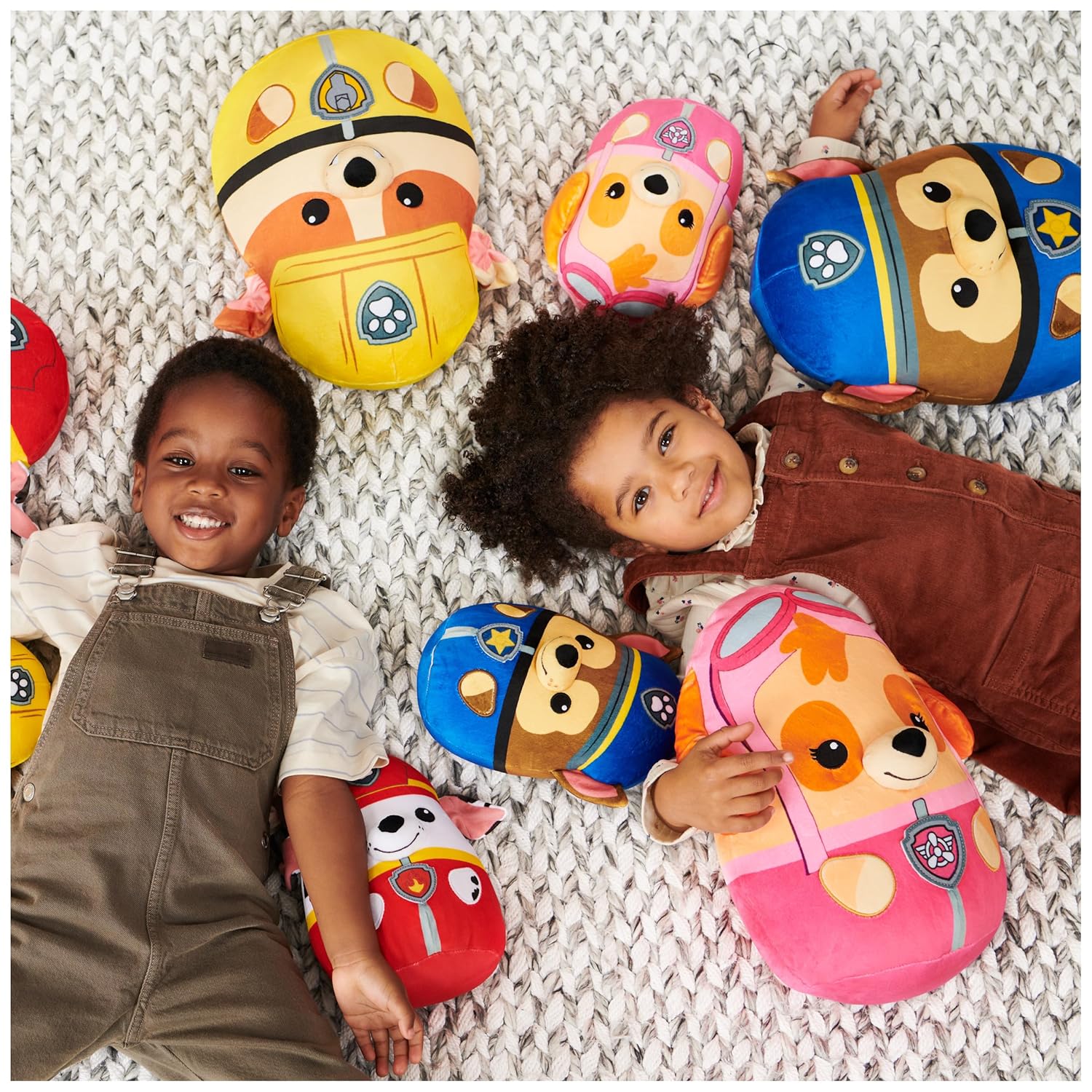 Paw Patrol Rubble Squish Plush 12"