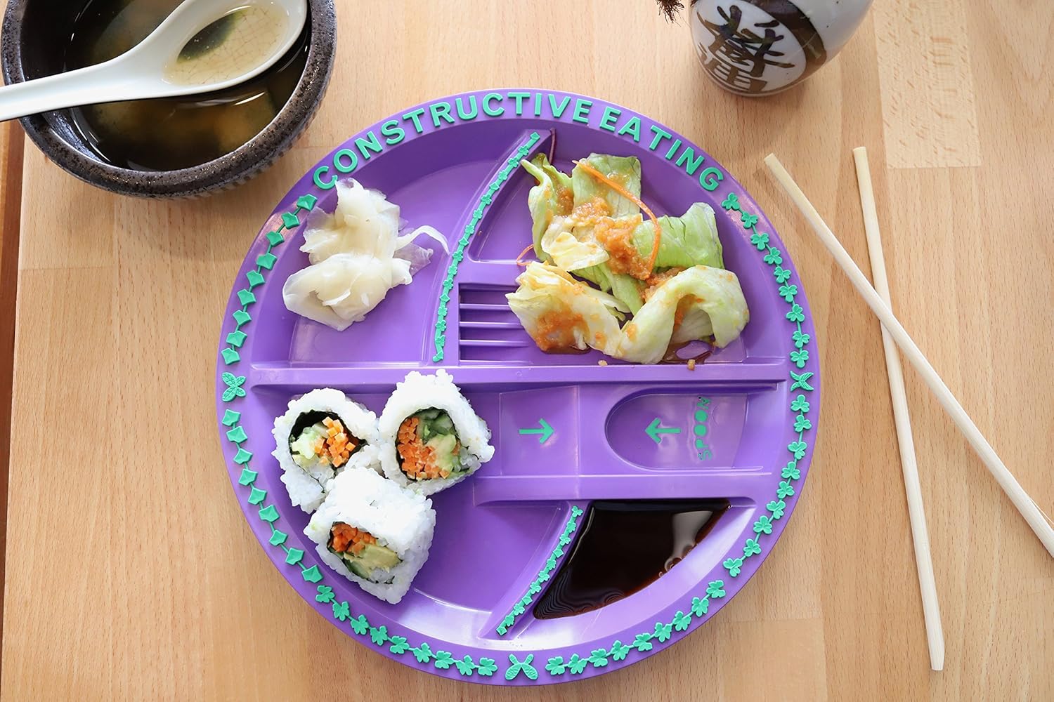 Constructive Eating Garden Fairy Plate