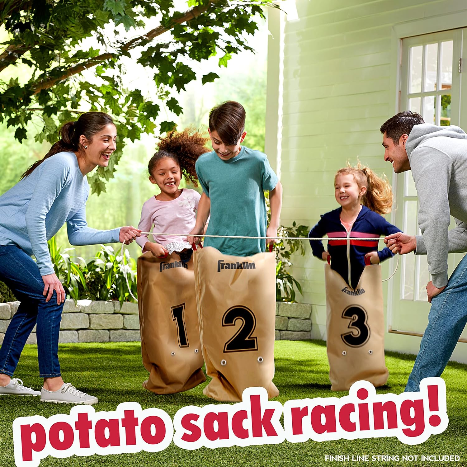 Franklin Field Day 2-in-1 Potato Sack & 3-Legged Racing Kit