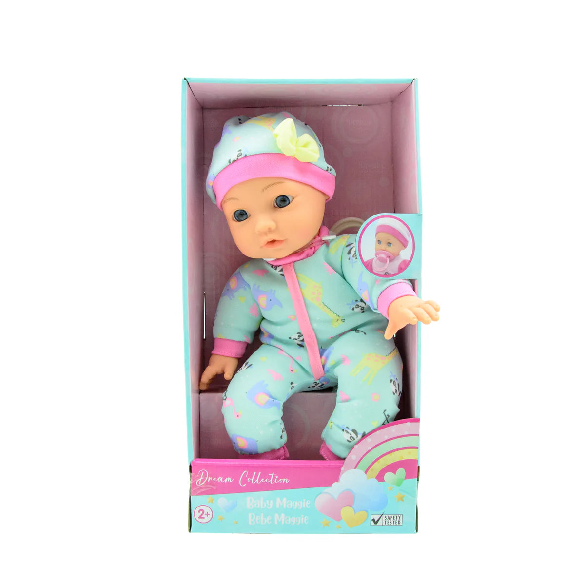 DREAM COLLECTION BABY MAGGIE 12" DOLL (random color)