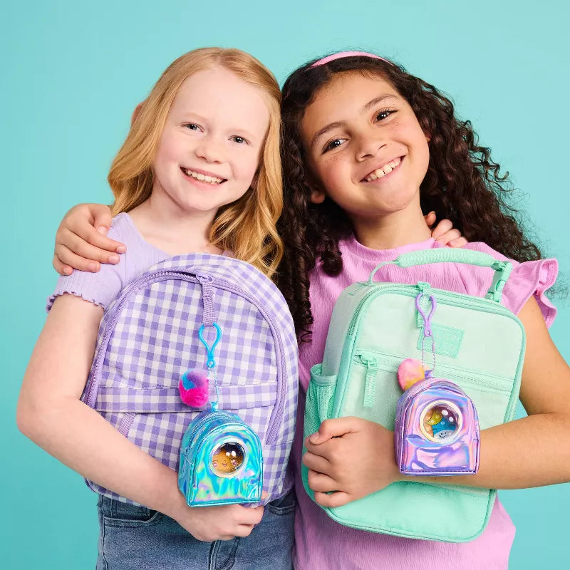 Creativity for Kids Bubble Gem Backpack Keychains: DIY Art Kit with Gems, Key Rings, Stickers