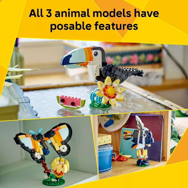 LEGO Creator 3 in 1 Wild Animals: Tropical Toucan 31173