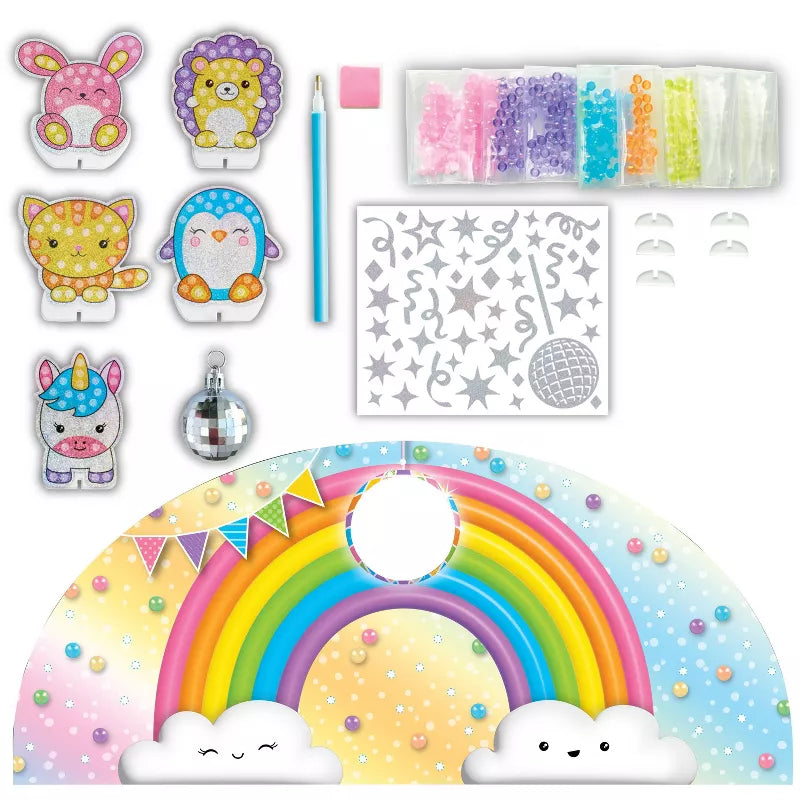 Creativity for Kids Bubble Gem Pearl Pals Disco Party: DIY Art Kit with Gems & Stickers, Ages 6+