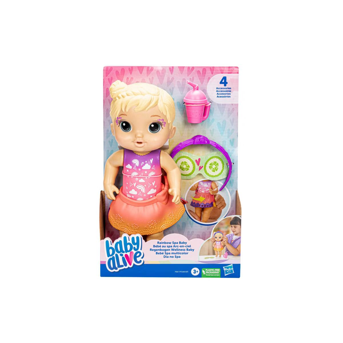 BABY ALIVE RAINBOW SPA BABY (blonde hair)