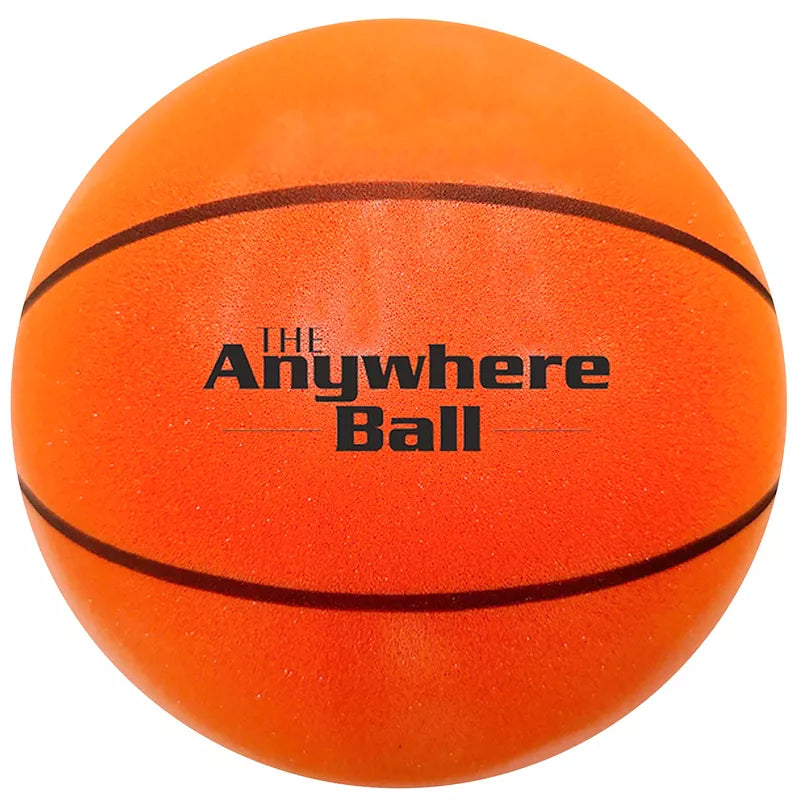 Anywhere Sports: Silent Basketball - 9.5" Orange Squishy Foam Ball