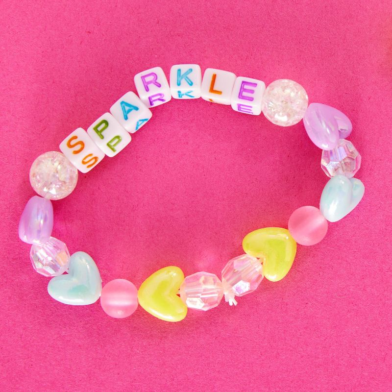 Creativity for Kids Unicorn Bead Jewelry Jar: Craft Kit with Beads & Cord for Ages 6+