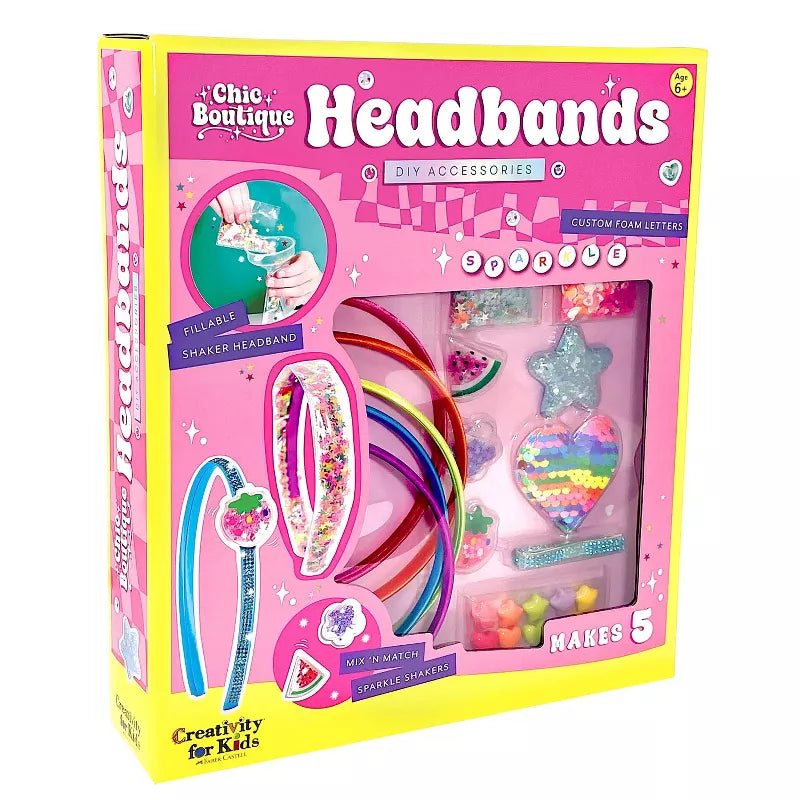 Creativity for Kids My Chic Boutique Headbands: Fashion Craft Kit with Sequins