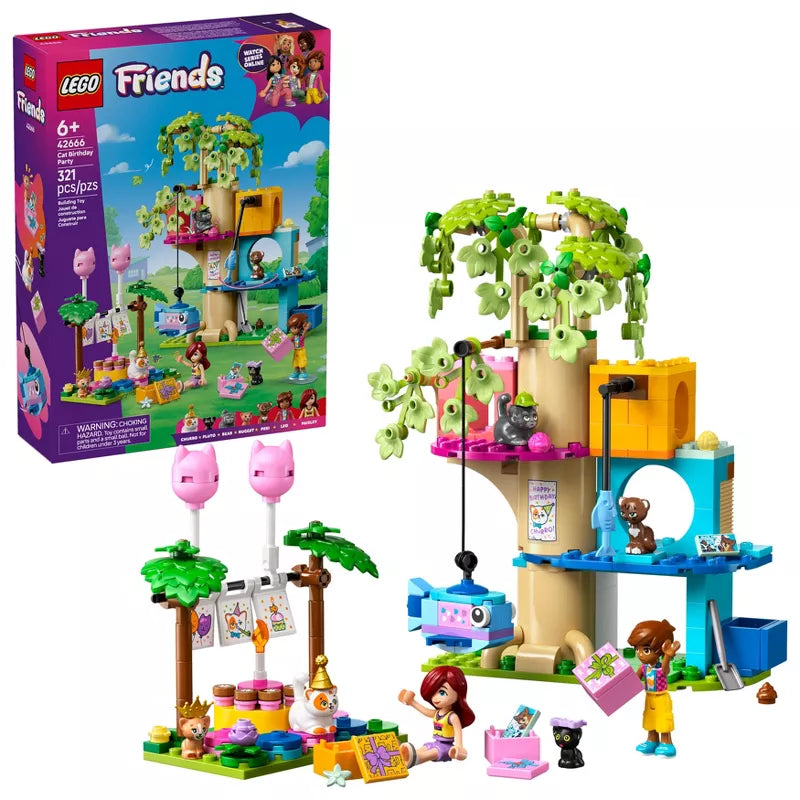 LEGO Friends 42666 Cat Birthday Party and Tree House