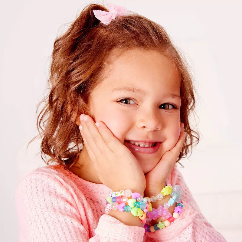 Creativity for Kids Unicorn Bead Jewelry Jar: Craft Kit with Beads & Cord for Ages 6+