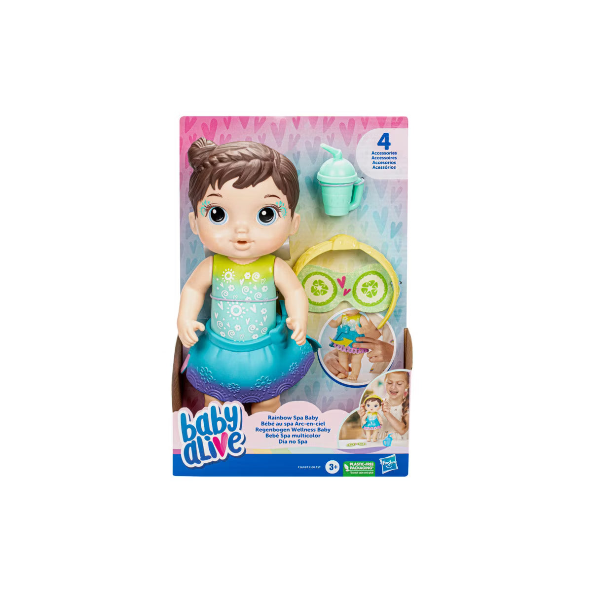 BABY ALIVE RAINBOW SPA BABY (brown hair)