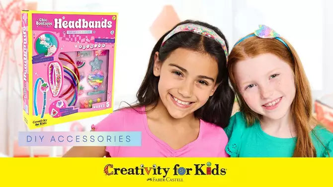 Creativity for Kids My Chic Boutique Headbands: Fashion Craft Kit with Sequins