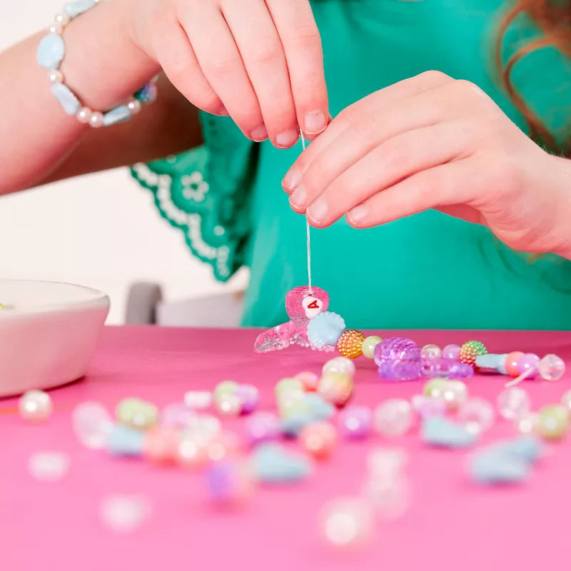 Creativity for Kids Mermaid Bead Jewelry Jar: Craft Kit with Beads & Cord for Ages 6+