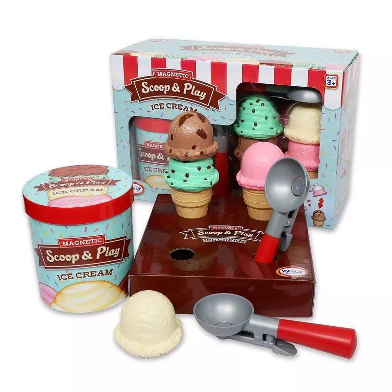 Popular Playthings Magnetic Scoop & Play Ice Cream