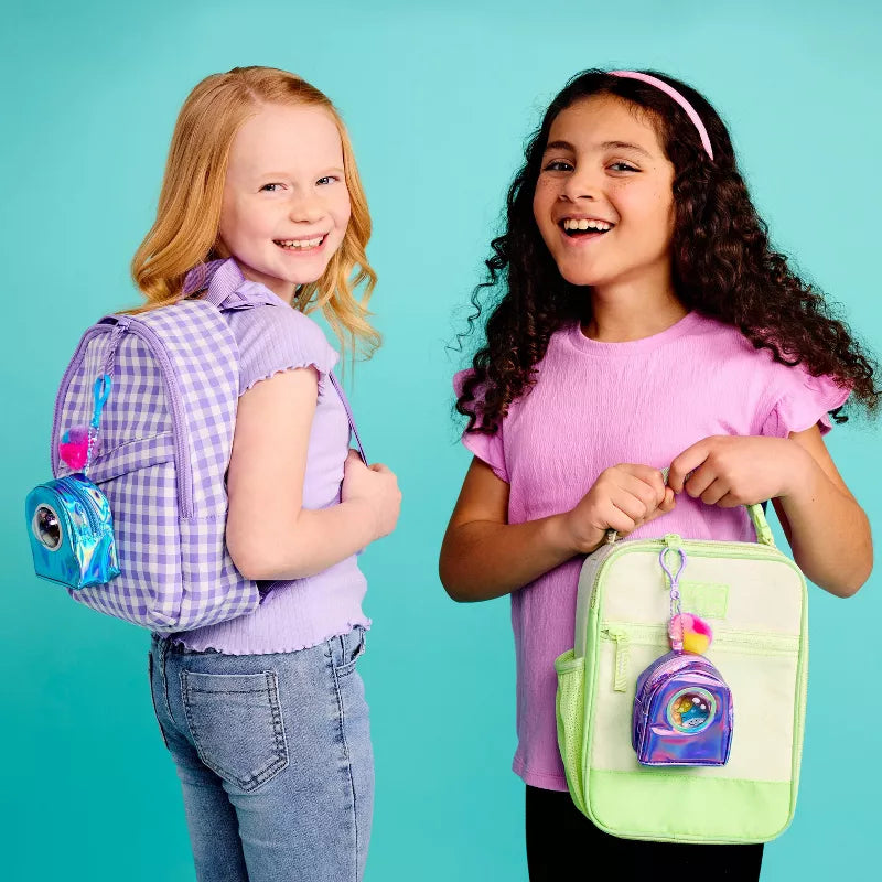 Creativity for Kids Bubble Gem Backpack Keychains: DIY Art Kit with Gems, Key Rings, Stickers