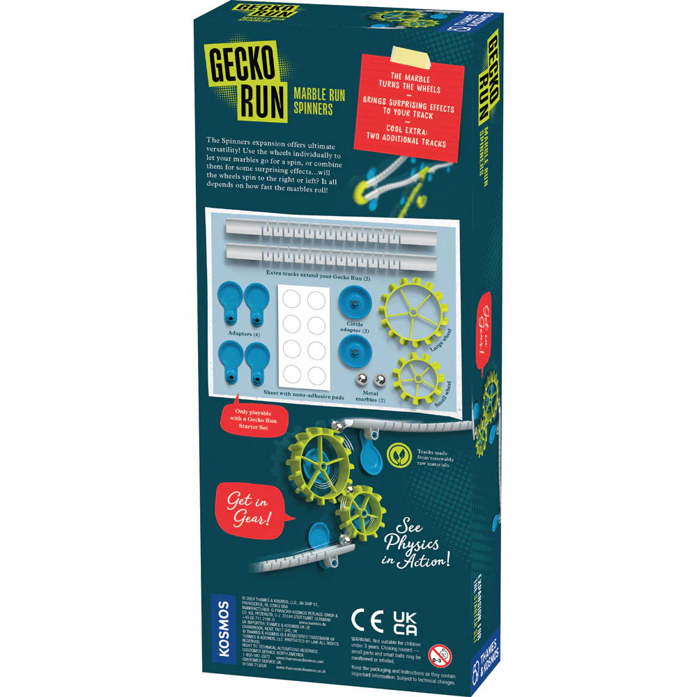 Gecko Run: Marble Run Spinners 
Expansion Pack