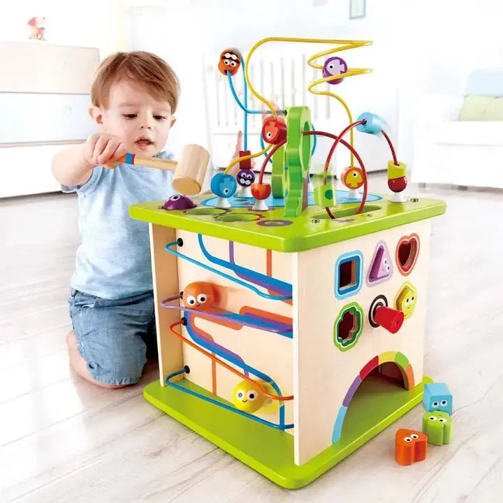 Hape Country Critters Wooden Activity Play Cube