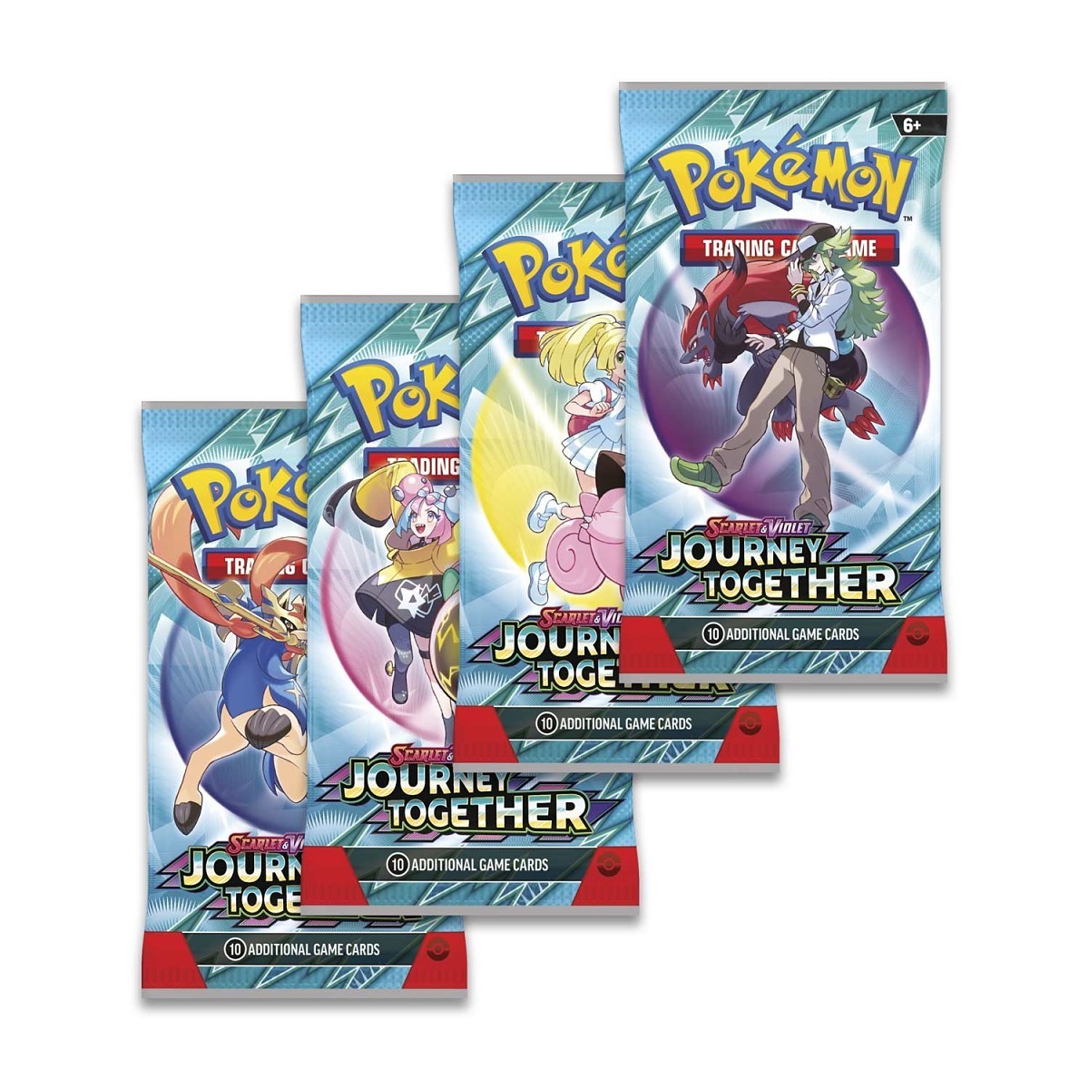 POKEMON JOURNEY TOGETHER BOOSTER BUNDLE (6 PACKS)