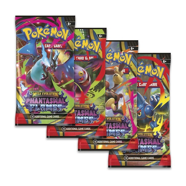 POKEMON Mega Evolutions PHANTASMAL FLAMES BOOSTER PACK (single)