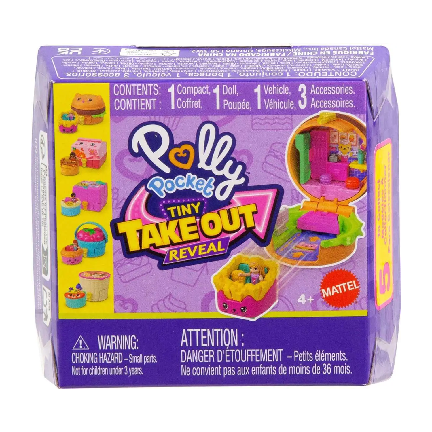 POLLY POCKET TAKE OUT BLIND VEHICLES COMPACT (RANDOM)