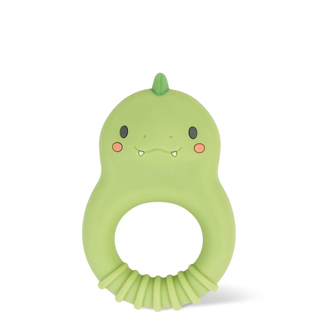 SILICONE TEETHER DINO
