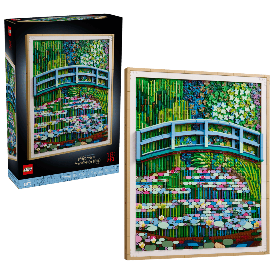 LEGO Icons 31220 Claude Monet Bridge over a Pond of Water Lilies