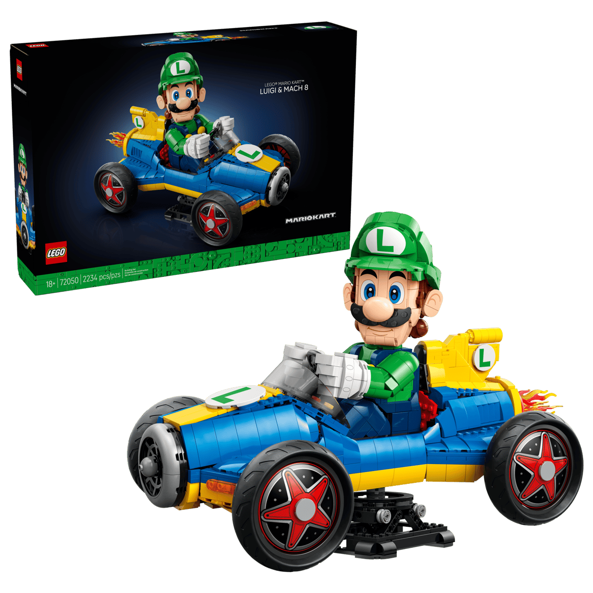 LEGO SUPER MARIO 72050 LUIGI & MACH 8