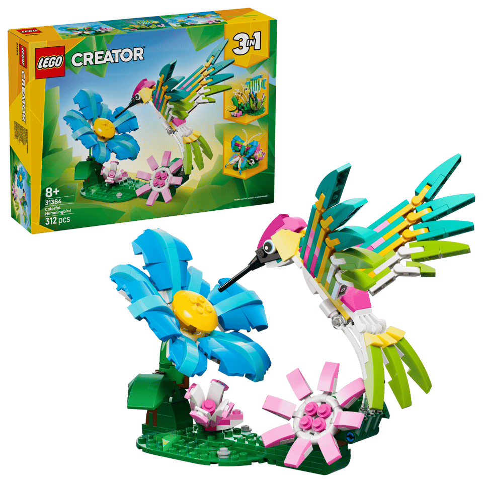 LEGO CREATOR 31384 COLORFUL HUMMINGBIRD 3 IN 1