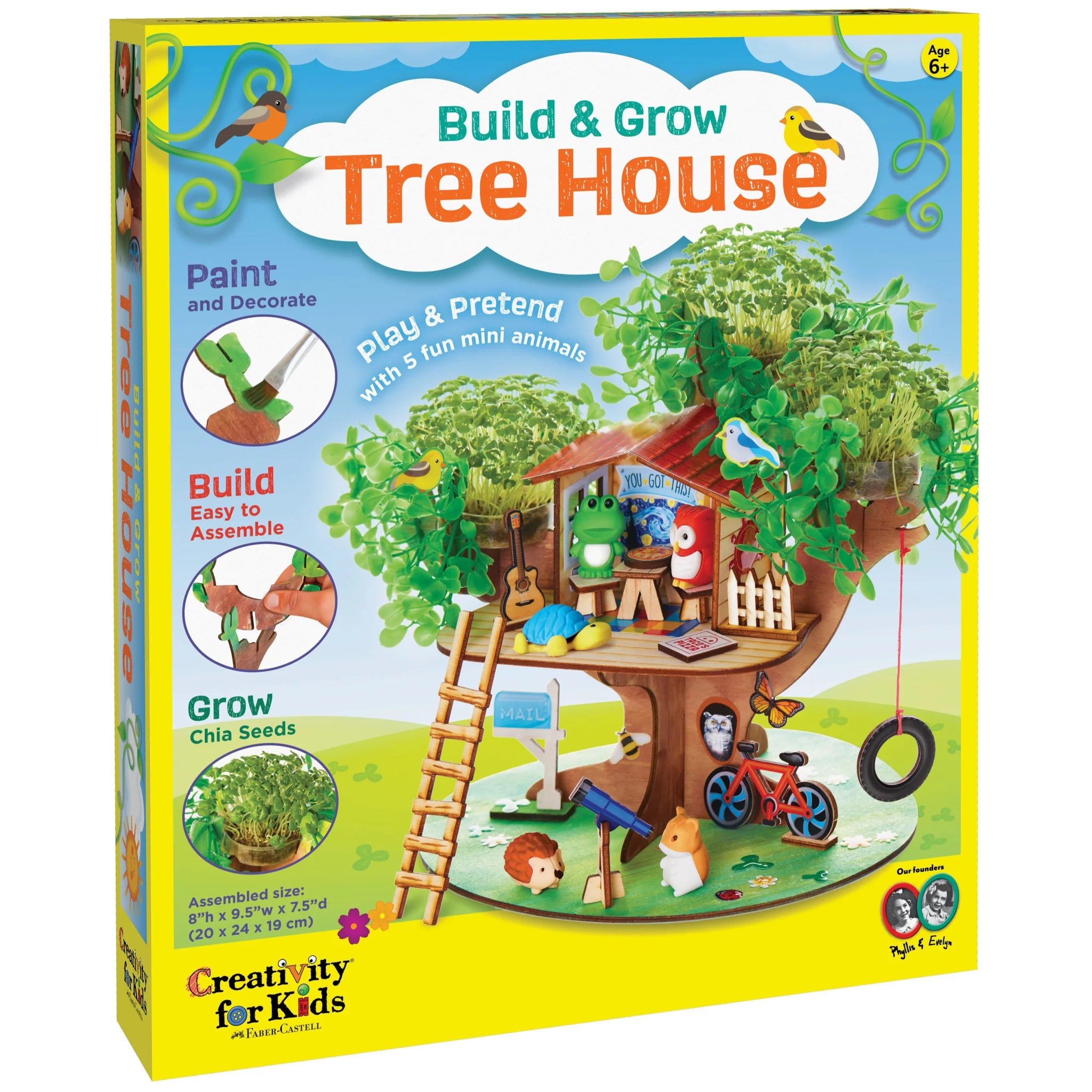 CREATIVITY FOR KIDS BUILD & GROW TREE HOUSE