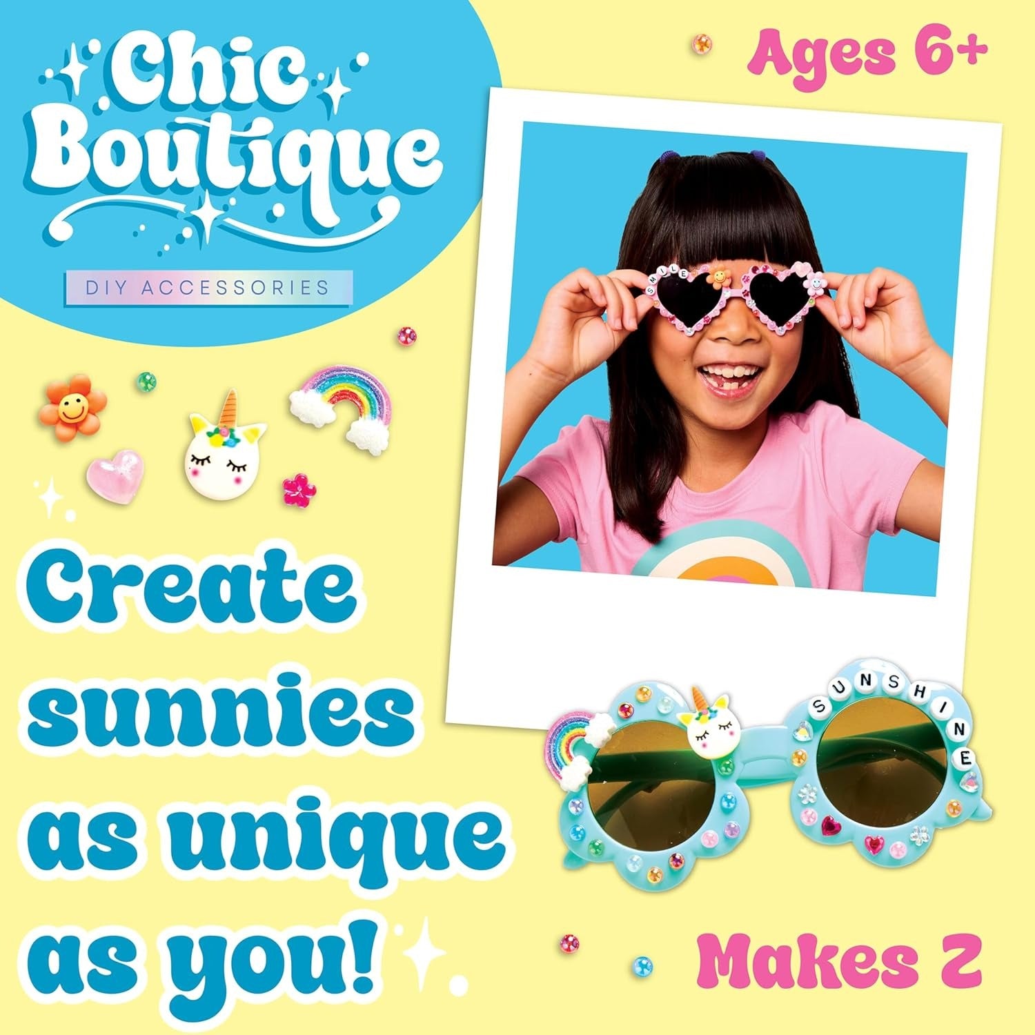 CREATIVITY FOR KIDS CHIC BOUTIQUE SUNNIES DIY ACCESSORIES